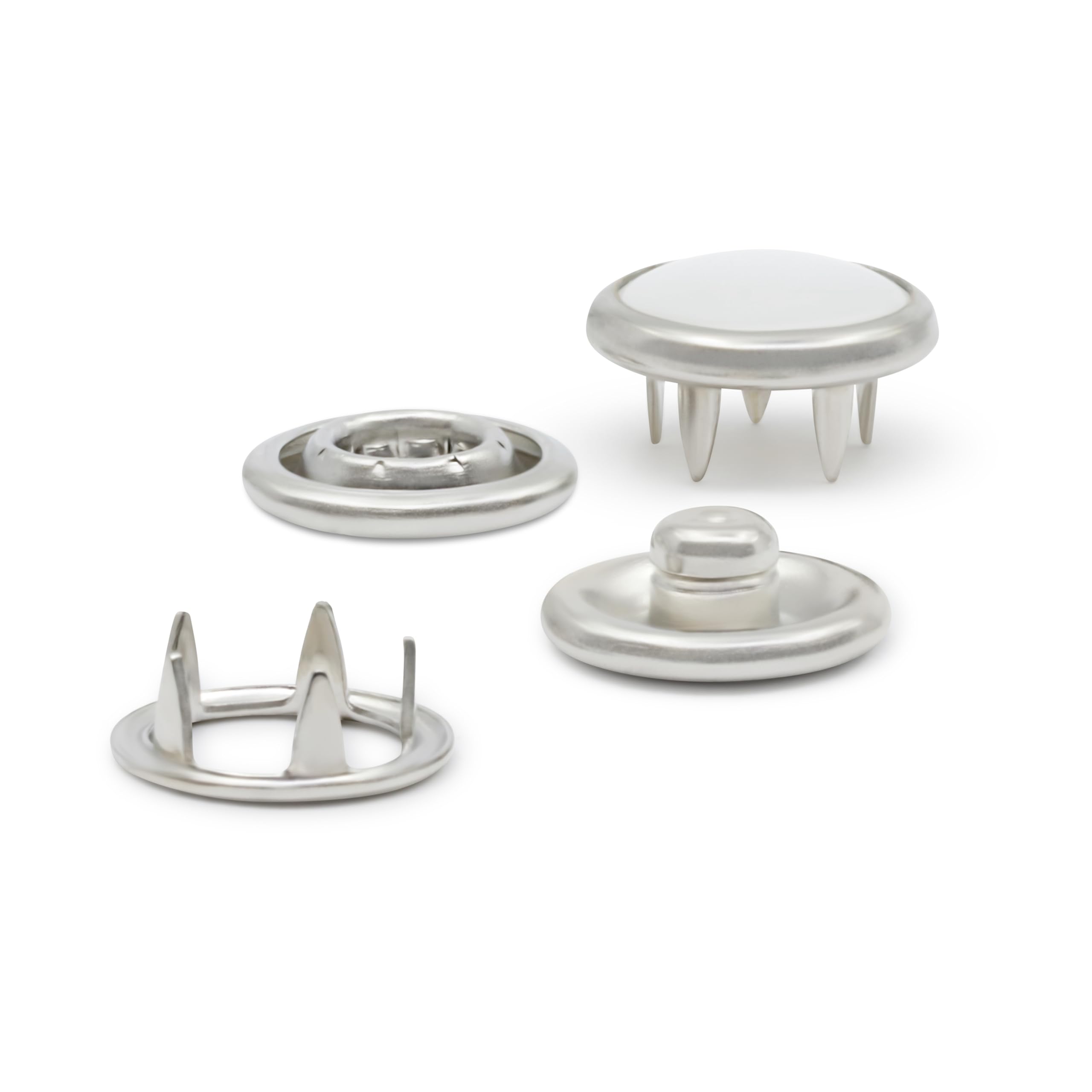 Amazon.com: Dritz 25-R Pearl Snap Fasteners, White, Size 16 (7/16